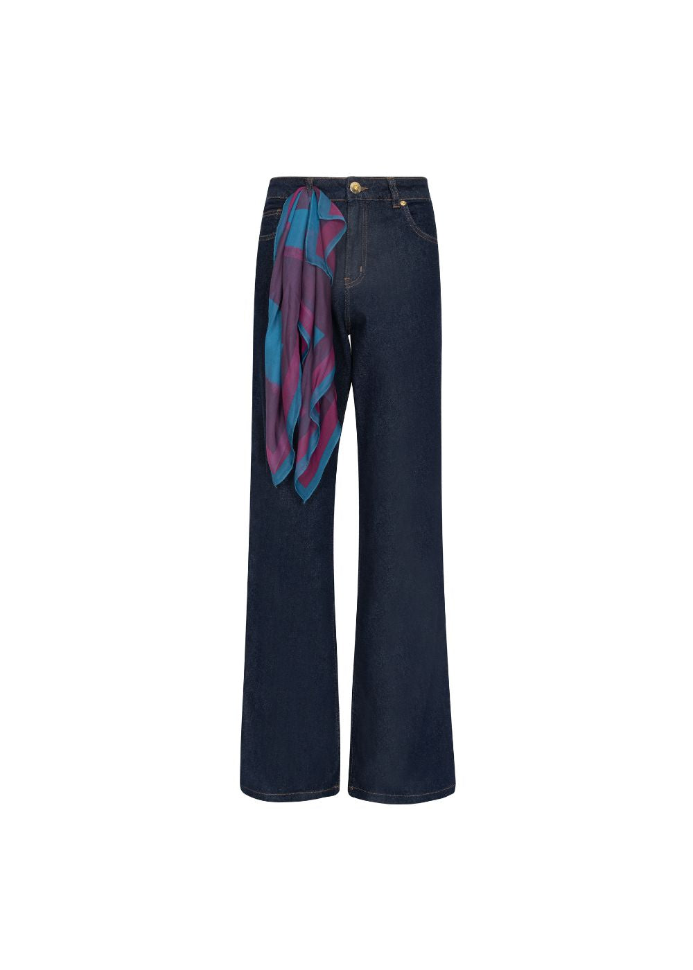 CALÇA WIDE LEG COM LENÇO - UNICA - 199236LGC