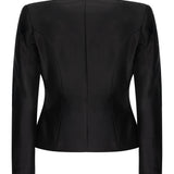 BLAZER ACINTURADO COM BOTÕES - PRETO - 199058TFI