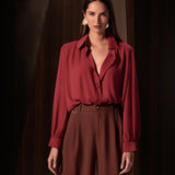 CAMISA SOLTA  - GOIABA - 199092SKM