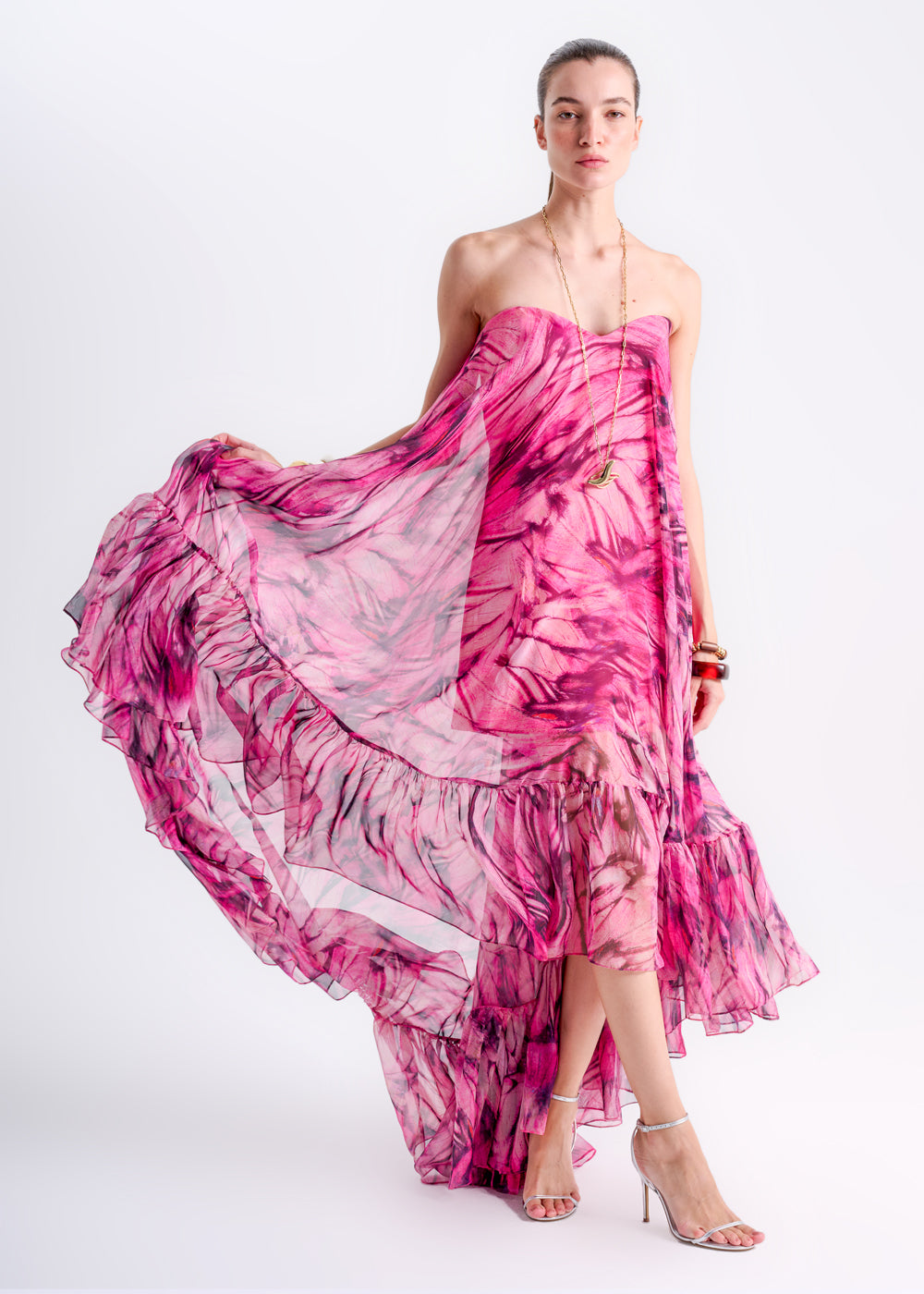 VESTIDO LONGO ESVOAÇANTE - UNICA - 188428HPN